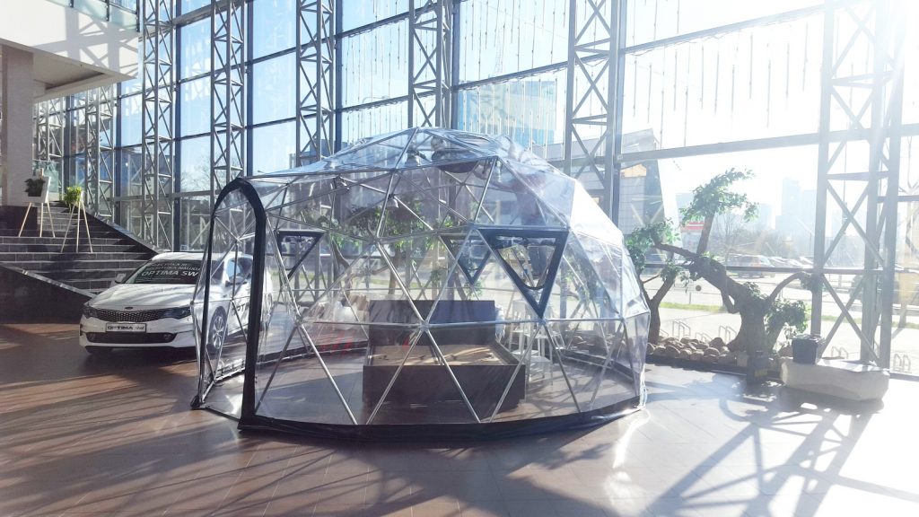 20m2 TRANSPARENT Ø5m ICO F3 H3m · 7