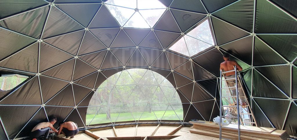 50m2 GLAMPING Ø8m ICO F4 H4m · 22