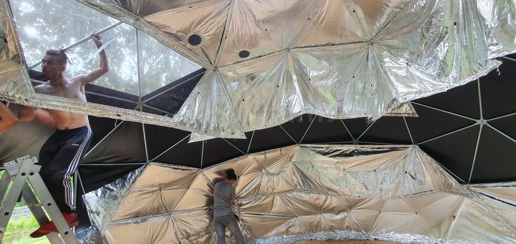 50m2 GLAMPING Ø8m ICO F4+ H5,2m · 19