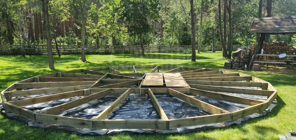 50m2 GLAMPING Ø8m ICO F4 H4m · 18