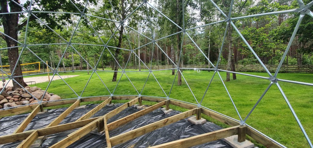 50m2 GLAMPING Ø8m ICO F4 H4m · 17