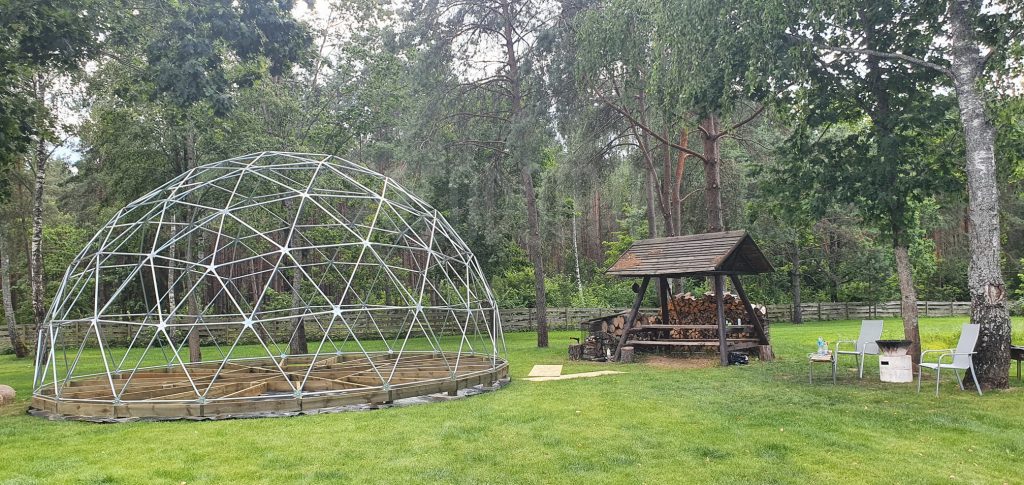 50m2 GLAMPING Ø8m ICO F4 H4m · 16