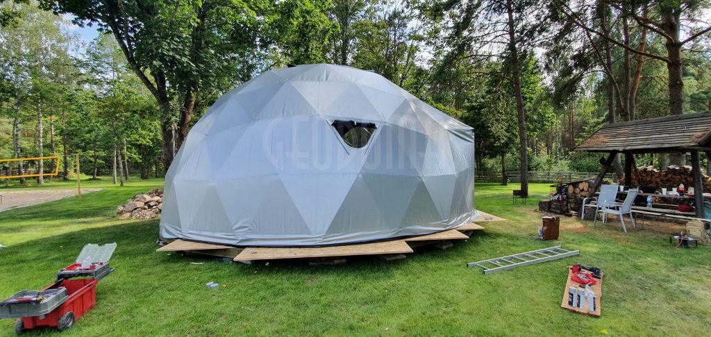 95m2 GLAMPING Ø11m ICO F4 H5,5m · 15