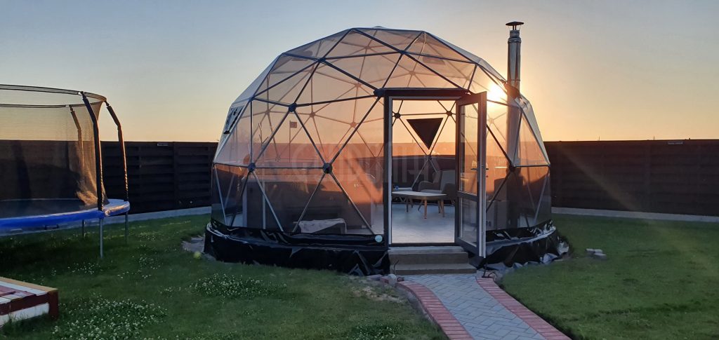 28m2 BIODOME Ø6m ICO F3 H3,6m · 18