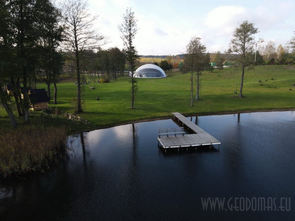 254m2 GLAMPING Ø18m ICO F6 H6,5m · 4