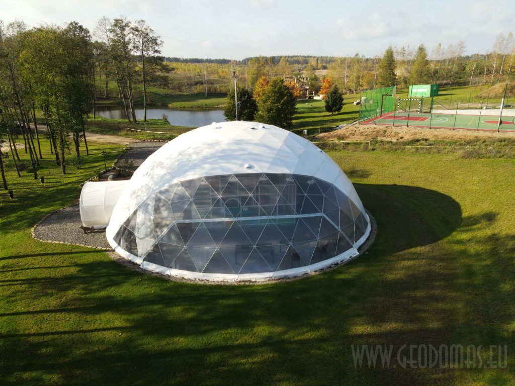 254m2 GLAMPING Ø18m ICO F6 H6,5m · 10