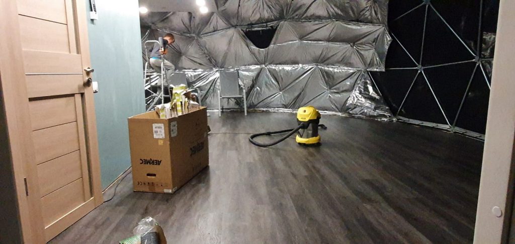 95m2 GLAMPING Ø11m ICO F4 H5,5m · 12