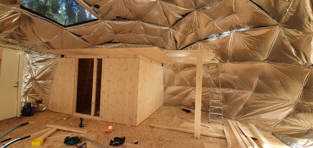 50m2 GLAMPING Ø8m ICO F4+ H5,2m · 27