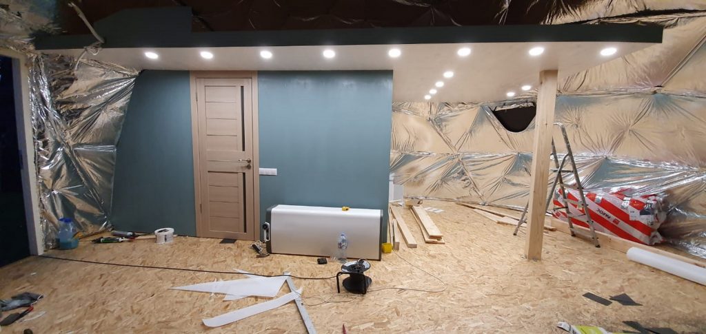 50m2 GLAMPING Ø8m ICO F4+ H5,2m · 6