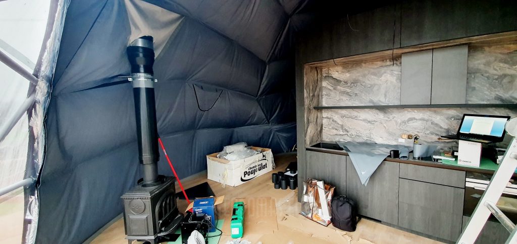 50m2 GLAMPING Ø8m ICO F4 H4m · 24