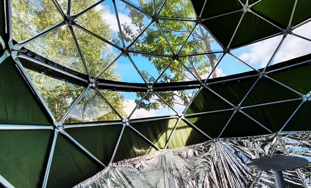 7m2 CRYSTAL DOME Ø3m H4m | BASIC SET · 4