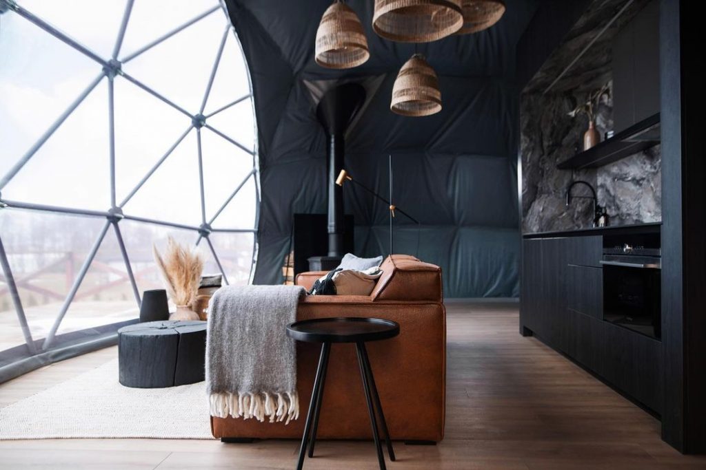50m2 GLAMPING Ø8m ICO F4 H4m · 13