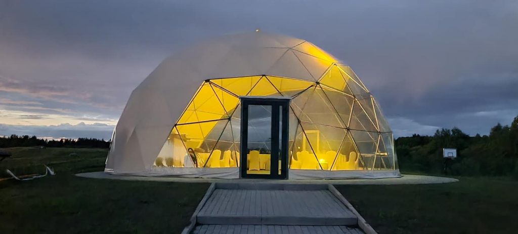 95m2 GLAMPING Ø11m ICO F4 H5,5m · 24