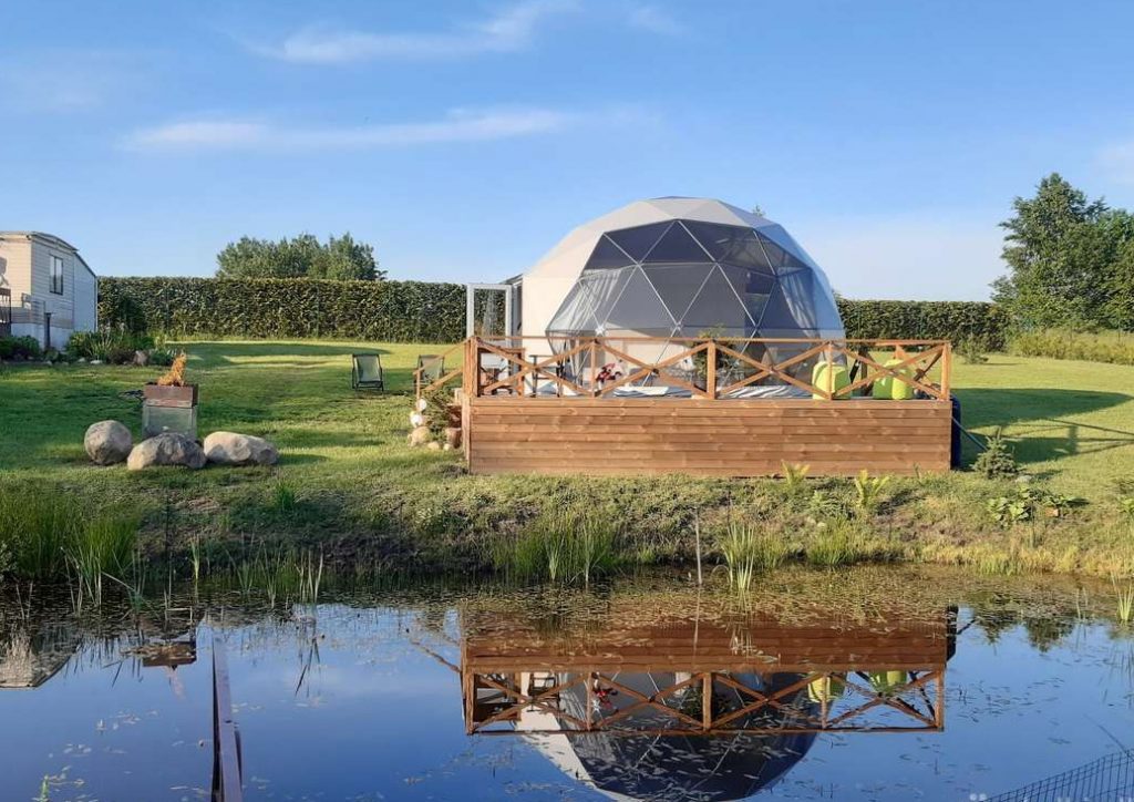 28m2 GLAMPING Ø6m ICO F3 H3,6m · 5