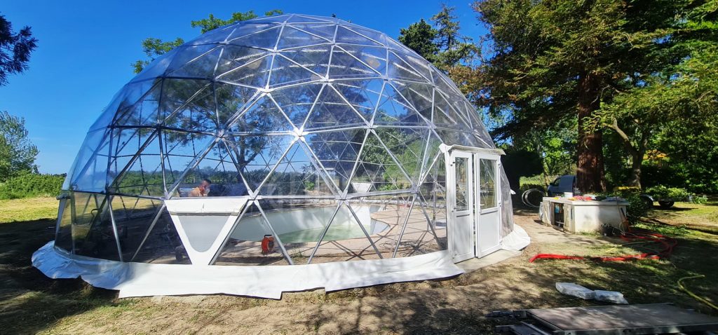 130m2 TRANSPARENT Ø13m ICO F4 H6,5m · 4