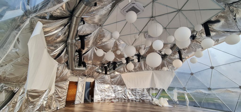 113m2 GLAMPING Ø12m ICO F4 H6m · 16