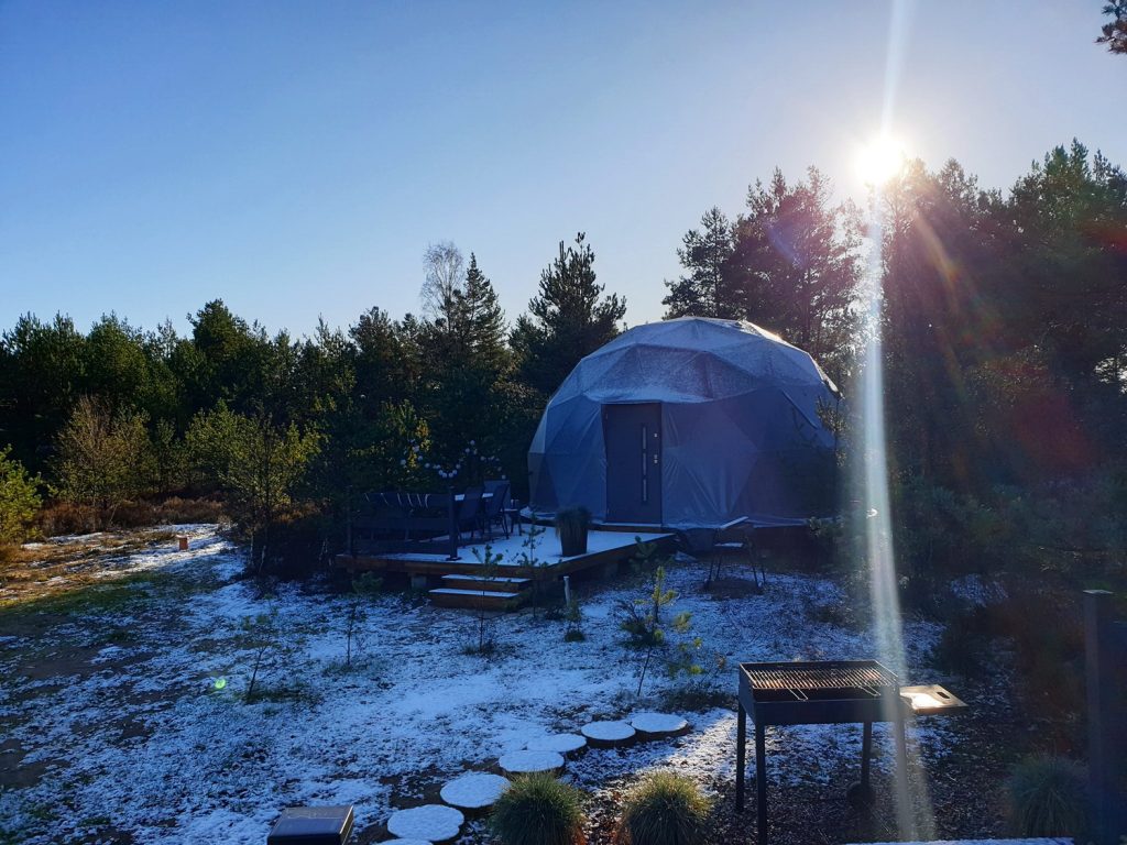 50m2 GLAMPING Ø8m ICO F4+ H5,2m · 17