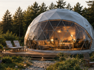 GLAMP 50  Ø8m ▪︎ 50m² | ALL-SEASON