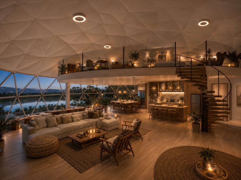 95m2 GLAMPING Ø11m ICO F4 H5,5m · 4