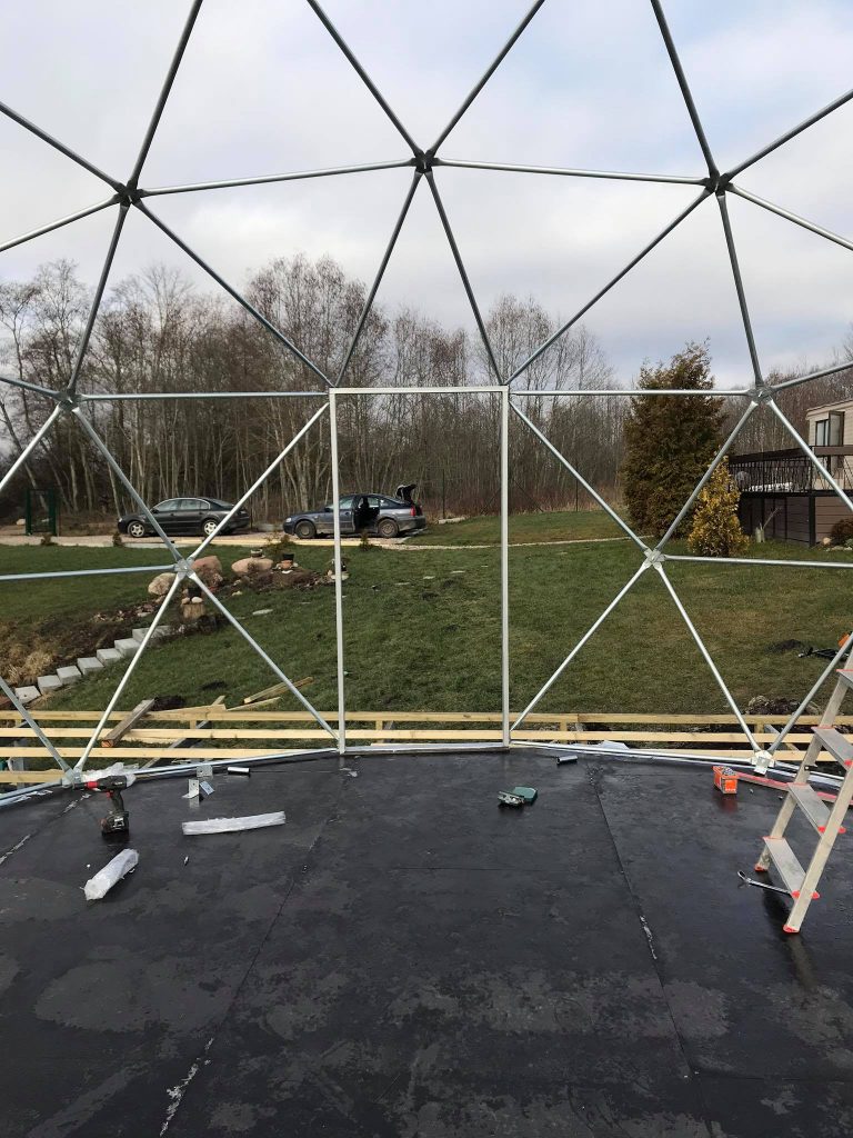 50m2 TRANSPARENT Ø8m ICO F4 H8m · 20