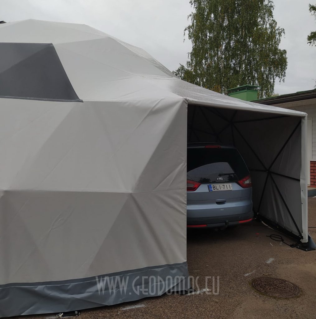 50m2 GARAGE GLAMPING Ø8m ICO F4 H4m · 5