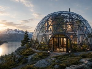 GLAZED ONE LAYER ROOF | ALU FRAME & GLASS