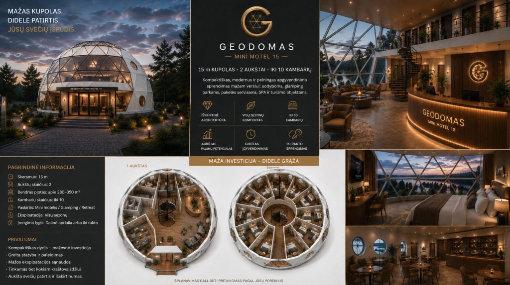 314m2 GLAMPING Ø20m ICO F6 H10m · 38