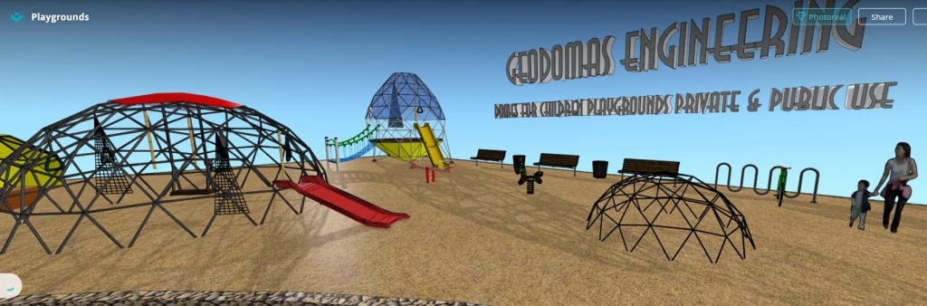 12m2 PLAYGROUND Ø4m ICO F3 LOW H1.7m · 11