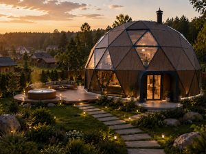 LIVING HOMES A+ | WOODEN CONSTRUCTION | DOME PARTS